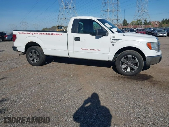 2013 Ford F-150 XL with VIN 1FTNF1CF4DKD97474, listed as a IAAI auction lot 42056335 with 150,132 mi miles. Bid and sale history available at carsss.com. Image 1.