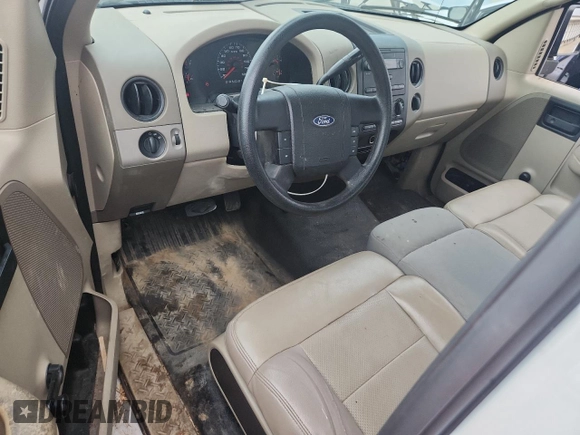2008 Ford F-150 XL with VIN 1FTRF12228KD93493, listed as a Copart auction lot 61424955 with 138,662 mi miles and Clean title. Bid and sale history available at DreamBid. Image 8.