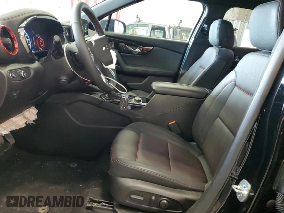 2025 Chevrolet Blazer RS with VIN 3GNKBKRS8SS120909, listed as a Copart auction lot 49952595 with 5,381 mi miles and Salvage title. Bid and sale history available at DreamBid. Image 7.