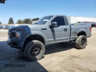 2020 Ford F-150 XL with VIN 1FTMF1E55LKE87845, listed as a Copart auction lot 56345475 with 30,530 mi miles and Salvage title. Bid and sale history available at DreamBid. Image 1.