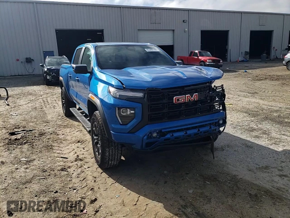 2024 GMC Canyon 4WD Elevation with VIN 1GTP6BEK7R1173217, listed as a Copart auction lot 85360744 with 8,048 mi miles and Salvage Title. Bid and sale history available at carsss.com. Image 10.