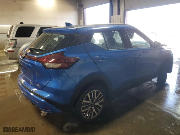 2023 Nissan Kicks SV with VIN 3N1CP5CV3PL563511, listed as a Copart auction lot 48261875 with 13,406 mi miles and Salvage Title. Bid and sale history available at carsss.com. Image 3.