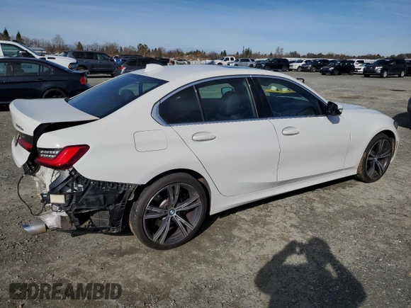 2021 BMW 3 Series 330e with VIN 3MW5P7J03M8B51206, listed as a Copart auction lot 44314965 with 50,110 mi miles and Salvage Title. Bid and sale history available at carsss.com. Image 3.
