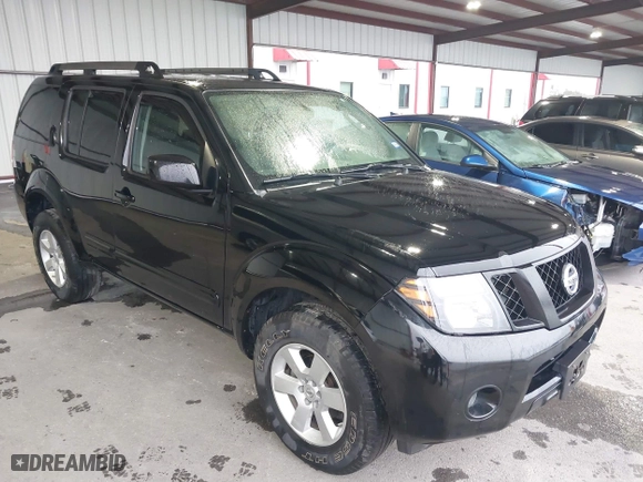 2011 Nissan Pathfinder LE with VIN 5N1AR1NB8BC633188, listed as a IAAI auction lot 41608356 with 128,377 mi miles. Bid and sale history available at carsss.com. Image 1.