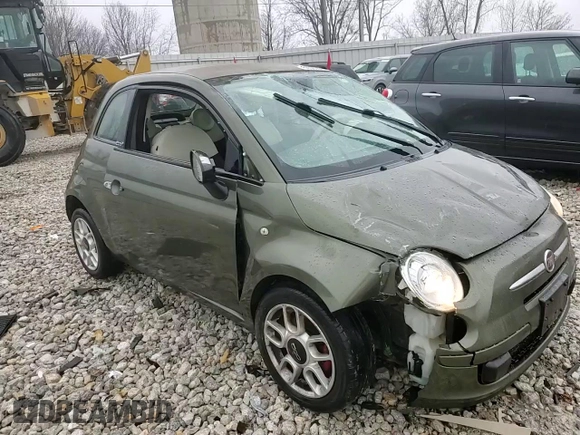 2012 FIAT 500 Pop with VIN 3C3CFFDR1CT343449, listed as a Copart auction lot 50960485 with 113,716 mi miles and Clean Title. Bid and sale history available at carsss.com. Image 11.