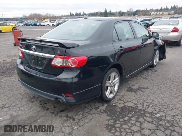 2013 Toyota Corolla L with VIN 2T1BU4EE1DC123875, listed as a IAAI auction lot 41753524 with 98,599 mi miles. Bid and sale history available at carsss.com. Image 4.