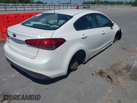 2017 Kia Forte LX with VIN 3KPFL4A70HE008347, listed as a IAAI auction lot 42028615 with 1 mi miles. Bid and sale history available at carsss.com. Image 4.