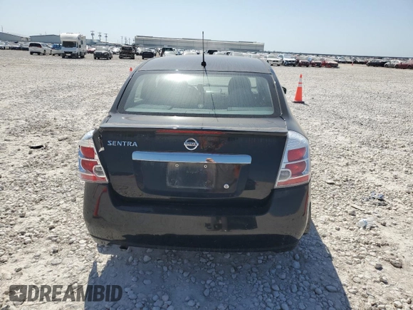 2012 Nissan Sentra S with VIN 3N1AB6AP4CL752162, listed as a Copart auction lot 52147985 with 108,715 mi miles and Salvage Title. Bid and sale history available at DreamBid. Image 6.
