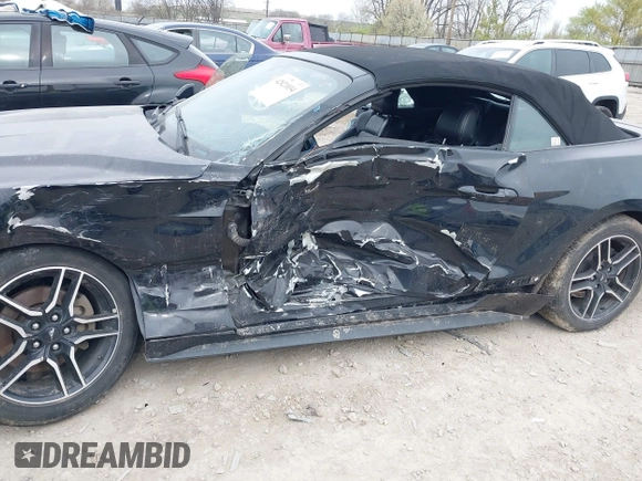 2018 Ford Mustang EcoBoost Premium with VIN 1FATP8UH5J5111239, listed as a IAAI auction lot 42021034 with 96,986 mi miles and . Bid and sale history available at DreamBid. Image 6.