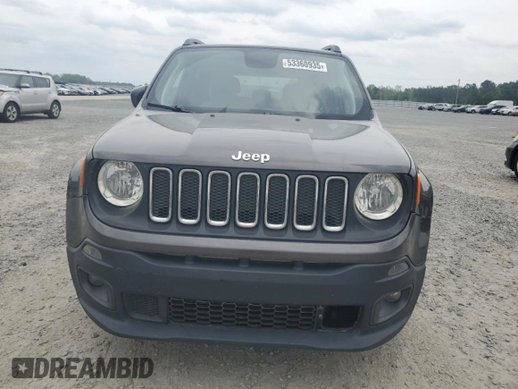 2018 Jeep Renegade Latitude z VIN ZACCJABB3JPJ55083, wystawiony jako Copart lot #53360935 z przebiegiem 122 712 mil mil oraz Czysty tytuł • Clean title. Historia ofert i sprzedaży dostępna na DreamBid. Obrazek 5.