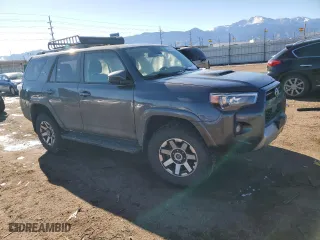 2021 Toyota 4Runner TRD Off Road with VIN JTEPU5JR6M5932429, listed as a Copart auction lot 42407175 with 0 mi miles and Salvage Title. Bid and sale history available at carsss.com. Image 4.