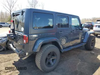 2017 Jeep Wrangler Unlimited Sahara with VIN 1C4BJWEG7HL552748, listed as a Copart auction lot 53086525 with 85,054 mi miles and Salvage title. Bid and sale history available at DreamBid. Image 3.