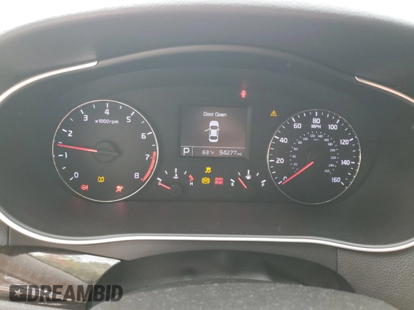 2015 Kia Cadenza Premium with VIN KNALN4D77F5190448, listed as a Copart auction lot 85094084 with 94,277 mi miles and Salvage Title. Bid and sale history available at carsss.com. Image 9.