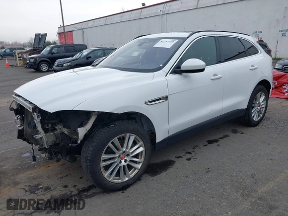 2018 Jaguar F-Pace 25t Prestige with VIN SADCK2FX5JA258604, listed as a IAAI auction lot 41752409 with 107,840 mi miles and . Bid and sale history available at DreamBid. Image 23.