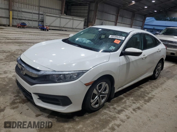 2017 Honda Civic LX z VIN 19XFC2F55HE073366, wystawiony jako Copart lot #60396325 z przebiegiem 135 910 mil mil oraz Szkoda całkowita • Salvage title. Historia ofert i sprzedaży dostępna na DreamBid. Obrazek 1.