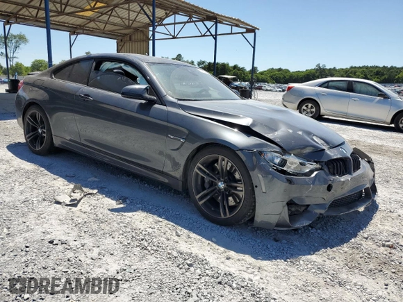2016 BMW M4 with VIN WBS3R9C5XGK337135, listed as a Copart auction lot 56620874 with 56,833 mi miles and Salvage Title. Bid and sale history available at carsss.com. Image 4.