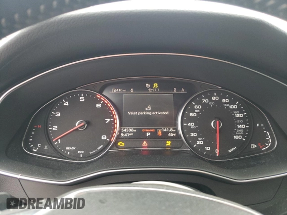 2019 Audi A6 Premium with VIN WAUK2AF21KN019029, listed as a Copart auction lot 47787735 with 54,598 mi miles and Salvage Title. Bid and sale history available at carsss.com. Image 9.