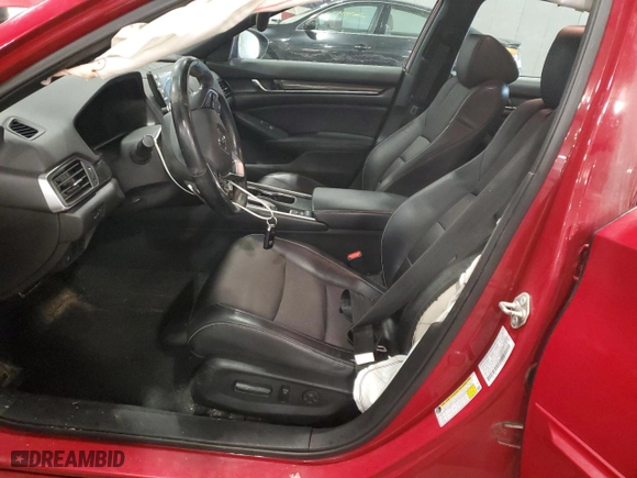 2018 Honda Accord Sedan Sport 1.5T with VIN 1HGCV1F32JA135550, listed as a Copart auction lot 45342375 with 63,652 mi miles and Salvage Title. Bid and sale history available at carsss.com. Image 7.