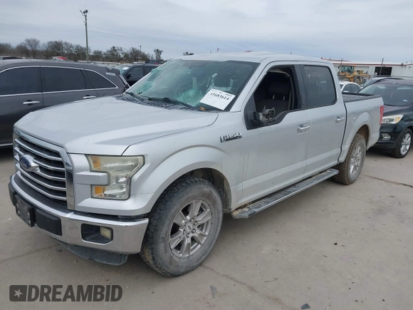 2015 Ford F-150 XL with VIN 1FTEW1CF8FKD67008, listed as a IAAI auction lot 41683614 with 194,993 mi miles and . Bid and sale history available at DreamBid. Image 2.