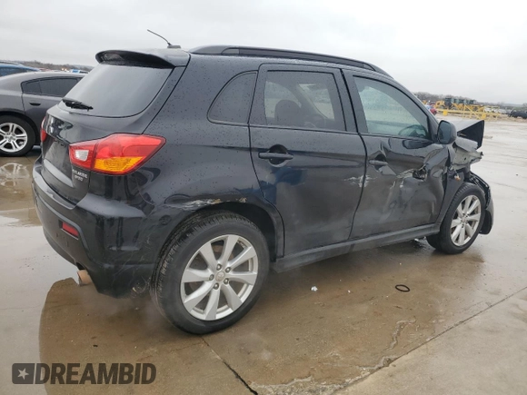 2012 Mitsubishi Outlander Sport SE with VIN JA4AP4AU2CZ006207, listed as a Copart auction lot 45045665 with 159,196 mi miles and Salvage Title. Bid and sale history available at carsss.com. Image 3.