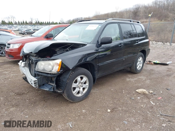2001 Toyota Highlander z VIN JTEHF21A410030670, wystawiony jako IAAI lot #41916535 z przebiegiem 248 020 mil mil oraz . Historia ofert i sprzedaży dostępna na DreamBid. Obrazek 2.