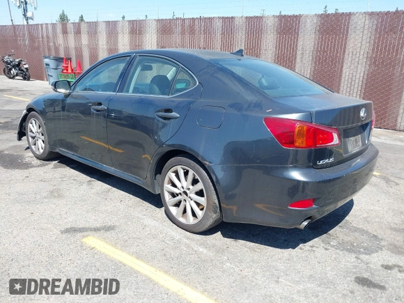 2009 Lexus IS 250 with VIN JTHBK262195094976, listed as a IAAI auction lot 42014502 with 162,102 mi miles. Bid and sale history available at carsss.com. Image 3.
