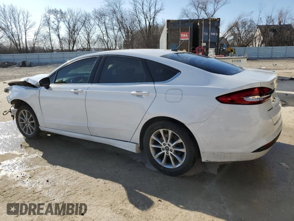 2017 Ford Fusion SE with VIN 3FA6P0H71HR355770, listed as a Copart auction lot 44199754 with 98,350 mi miles and Salvage title. Bid and sale history available at DreamBid. Image 2.