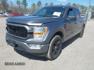 2021 Ford F-150 XL with VIN 1FTEW1EP4MFA83239, listed as a IAAI auction lot 41859403 with 114,053 mi miles and . Bid and sale history available at DreamBid. Image 17.