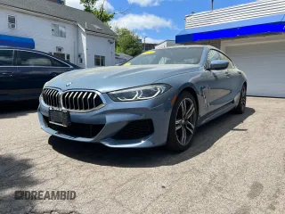 2020 BMW 8 Series 840i with VIN WBAGV2C04LCD51052, listed as a Copart auction lot 53079133 with 28,184 mi miles. Bid and sale history available at carsss.com. Image 2.