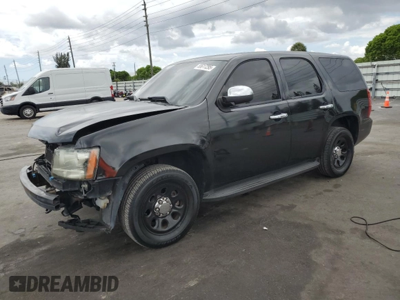 2012 Chevrolet Tahoe Commercial with VIN 1GNLC2E05CR303999, listed as a Copart auction lot 55617295 with 148,326 mi miles and Salvage title. Bid and sale history available at DreamBid. Image 1.