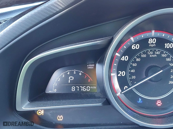 2016 Mazda Mazda3 i Grand Touring with VIN JM1BM1N73G1320541, listed as a IAAI auction lot 41694461 with 87,760 mi miles. Bid and sale history available at carsss.com. Image 15.