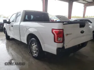 2015 Ford F-150 XL with VIN 1FTEX1C85FKF13167, listed as a Copart auction lot 34733242 with 132,096 mi miles and Salvage Title. Bid and sale history available at carsss.com. Image 3.