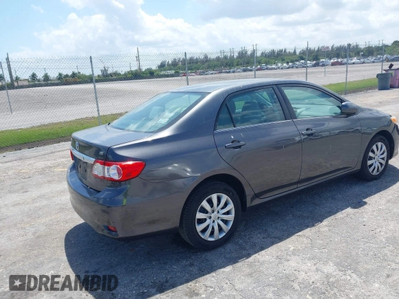 2013 Toyota Corolla L with VIN 2T1BU4EE7DC049698, listed as a IAAI auction lot 41978393 with 48,901 mi miles. Bid and sale history available at carsss.com. Image 4.