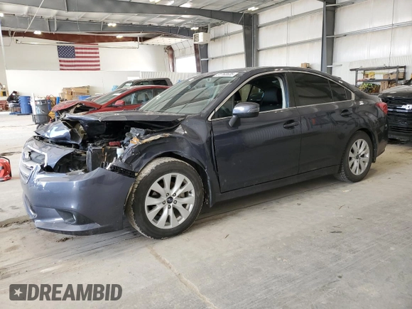 2017 Subaru Legacy Premium with VIN 4S3BNAH63H3039264, listed as a Copart auction lot 51763535 with 99,400 mi miles and Salvage Title. Bid and sale history available at carsss.com. Image 1.