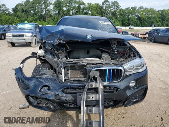 2015 BMW X6 xDrive35i with VIN 5UXKU2C58F0F94895, listed as a Copart auction lot 57175633 with 81,198 mi miles. Bid and sale history available at carsss.com. Image 5.