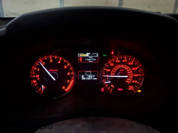 2016 Subaru WRX Limited z VIN JF1VA1J66G9818095, wystawiony jako Copart lot #57350825 z przebiegiem 81 551 mil mil oraz Nie do naprawy • Non repairable. Historia ofert i sprzedaży dostępna na DreamBid. Obrazek 9.