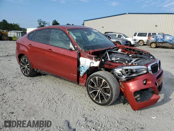 2019 BMW X6 xDrive35i with VIN 5UXKU2C56K0Z63678, listed as a Copart auction lot 68018313 with 131,131 mi miles. Bid and sale history available at carsss.com. Image 4.