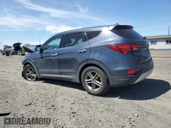 2017 Hyundai Santa Fe 2.4L with VIN 5XYZTDLB4HG428937, listed as a Copart auction lot 58637205 with 76,872 mi miles and Salvage title. Bid and sale history available at DreamBid. Image 2.