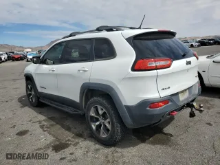 2015 Jeep Cherokee Trailhawk with VIN 1C4PJMBS0FW751123, listed as a Copart auction lot 48361925 with 126,532 mi miles and Salvage Title. Bid and sale history available at carsss.com. Image 2.