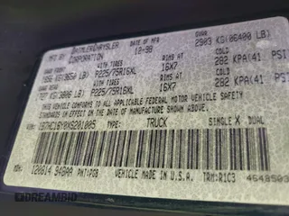 1999 Dodge 1500 z VIN 1B7HC16Y0XS201005, wystawiony jako IAAI lot #42373300 z przebiegiem Nie podano mil oraz . Historia ofert i sprzedaży dostępna na DreamBid. Obrazek 9.