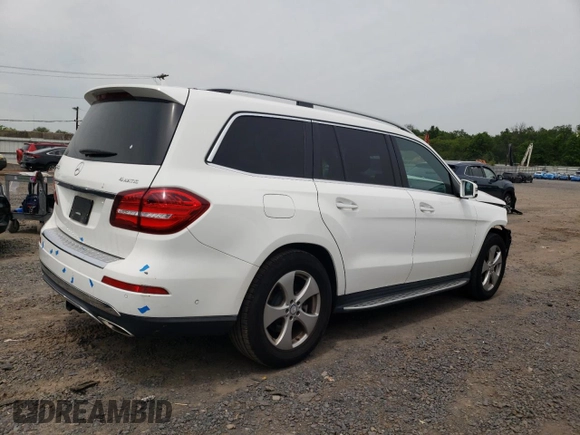 2017 Mercedes-Benz GLS 450 z VIN 4JGDF6EE4HA774258, wystawiony jako Copart lot #58191125 z przebiegiem 62 891 mil mil oraz Szkoda całkowita • Salvage title. Historia ofert i sprzedaży dostępna na DreamBid. Obrazek 3.