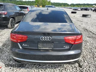 2014 Audi A8 4.0T с VIN WAUR2AFDXEN011628, выставлен на аукционе Copart как лот 55423285 с пробегом 94 681 миль миль и Списание • Salvage title. История ставок и продаж доступна на DreamBid. Изображение 6.