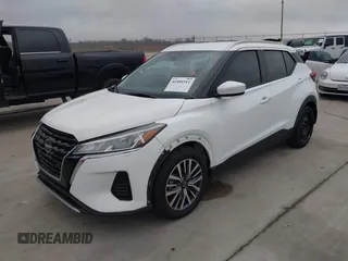 2023 Nissan Kicks SV with VIN 3N1CP5CV5PL487743, listed as a IAAI auction lot 41401511 with 24,670 mi miles. Bid and sale history available at carsss.com. Image 2.