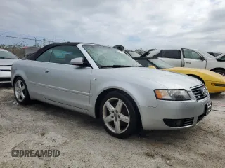 2005 Audi A4 3.0L with VIN WAUDT48H95K007242, listed as a Copart auction lot 76129744 with 0 mi miles and Non Repairable. Bid and sale history available at carsss.com. Image 4.
