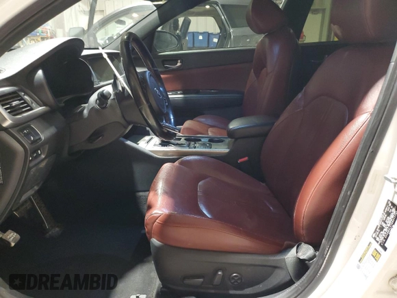 2016 Kia Optima SX Turbo with VIN 5XXGW4L27GG011734, listed as a Copart auction lot 45568905 with 142,900 mi miles and Salvage Title. Bid and sale history available at carsss.com. Image 7.