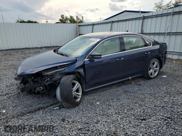 2014 Volkswagen Passat SE with VIN 1VWBT7A36EC095006, listed as a Copart auction lot 63029305 with Not provided miles and Salvage title. Bid and sale history available at DreamBid. Image 1.