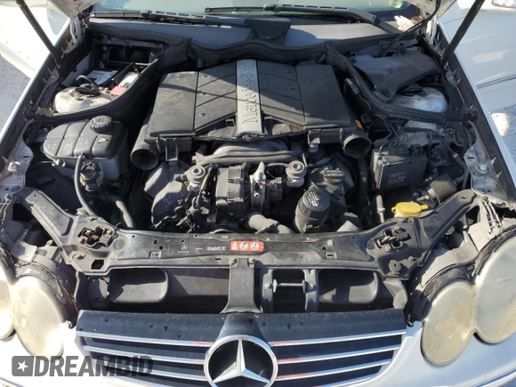 2005 Mercedes-Benz CLK 500 with VIN WDBTK75JX5F120876, listed as a Copart auction lot 52415435 with 154,706 mi miles and Clean title. Bid and sale history available at DreamBid. Image 11.
