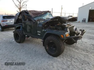 2005 Jeep Wrangler X with VIN 1J4FA39S75P308465, listed as a Copart auction lot 48693035 with Not Provided miles and Salvage Title. Bid and sale history available at DreamBid. Image 4.
