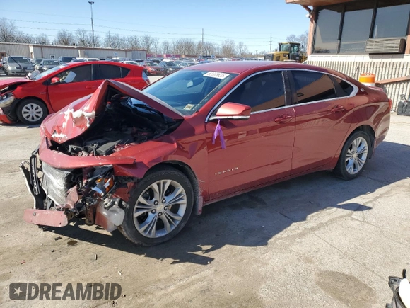 2014 Chevrolet Impala LT with VIN 2G1125S33E9184679, listed as a Copart auction lot 52365835 with 131,172 mi miles and Salvage Title. Bid and sale history available at DreamBid. Image 1.