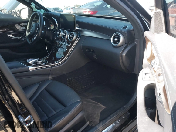 2018 Mercedes-Benz C 43 AMG with VIN 55SWF6EB8JU255227, listed as a IAAI auction lot 41383166 with 65,402 mi miles and . Bid and sale history available at carsss.com. Image 5.